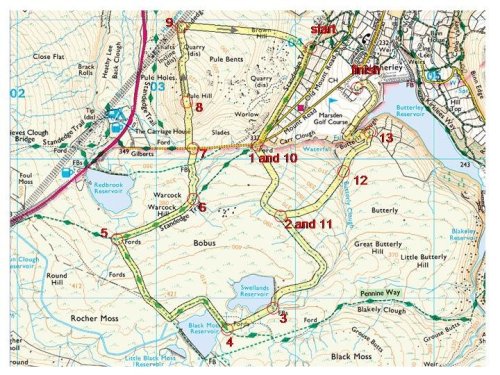 Ian Roberts Route Map 2010
